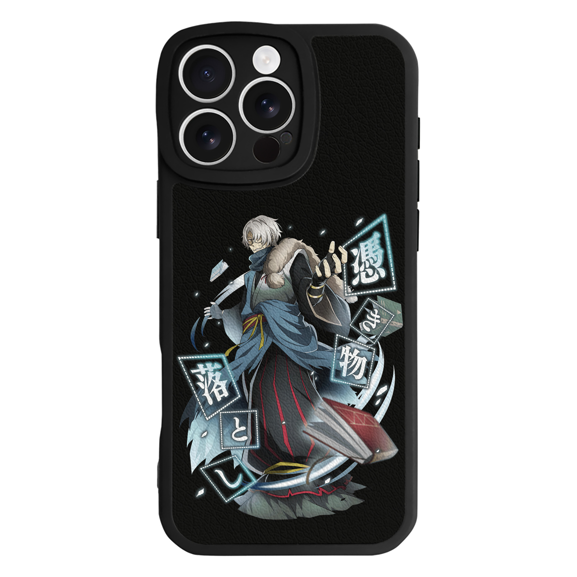 （画像用） 文豪ストレイドッグス Bungo Stray Dogs 【iPhone 16シリーズ対応】シリコンスマホケース（レザー調） 材質：シリコン